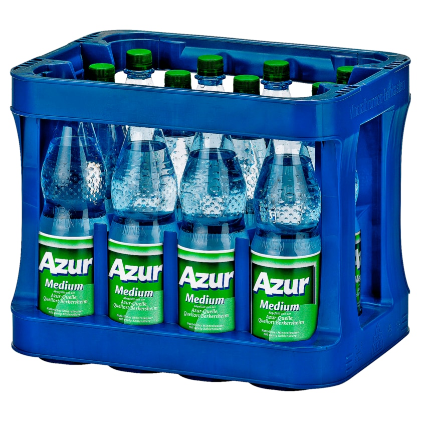 Azur Mineralwasser Medium 12x1l